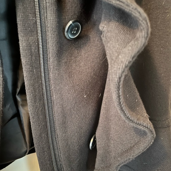 Black Ruffled Women's Jacket - Picture 5 of 7